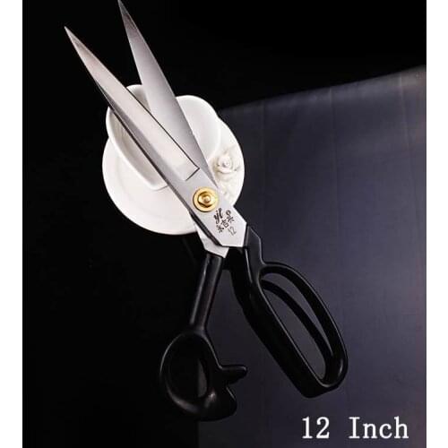 5 Size Black Sharp Stainless Steel Sewing Scissors Professional Tailor Scissors For Embroidery Fabric Leather Tailor Shears