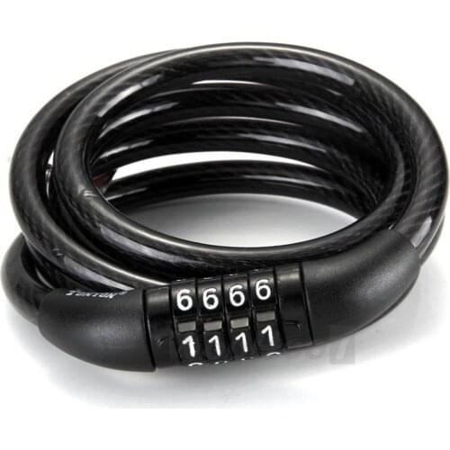 Digit Bicycle Chain Lock Anti-Theft Anti-Cutting Alloy Steel Motorcycle Cycle Bike Cable Code Password Lock Security Cable