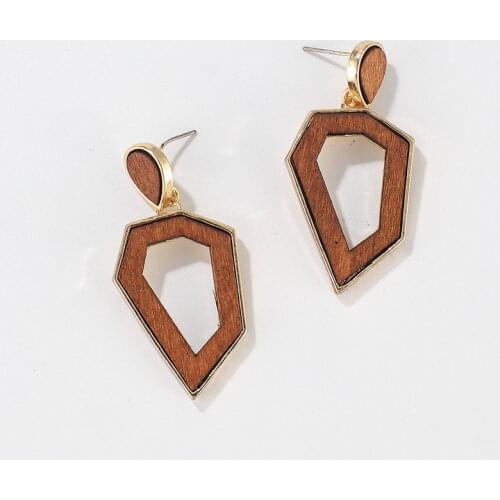 KANDRA CORK Women's Gold Earrings
