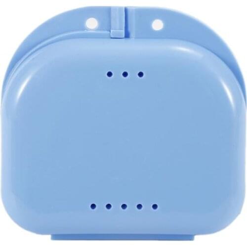 1PCS Denture Bath Box Organizer False Teeth Appliance Container Storage Boxes Dentures Cleaner Denture Storage Box Case