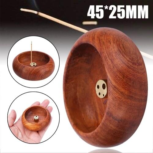 1pc Incense Burner Stick Holder Bowl Shape Censer Home Decorations Use In Home Teahouse 45*25mm