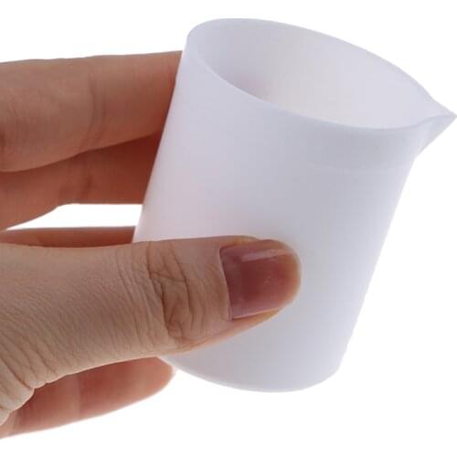 Easy to wash Silicone Measuring Cup Graduated Beaker Epoxy Resin Glue Tools