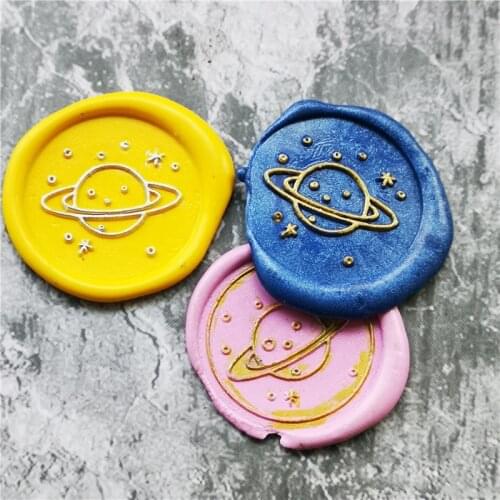 Moon stars Starry sky retro stamp head of Retro Wood Stamp Sealing Wax Seal Stamp Wedding Decorative sealing Stamp wax seals