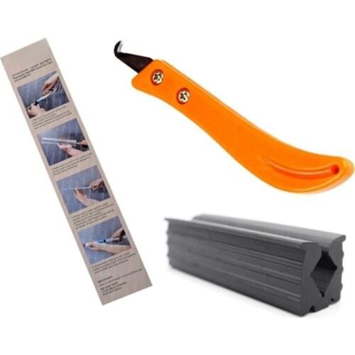 Golf Club Kit Rubber Vise Clamp + Regrip Tool Install Change Steel + Hook Blade Utility Knife + 13 Pieces Grip Tapes tools
