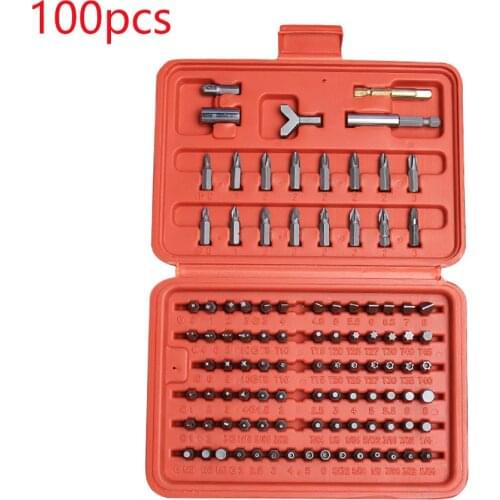 100 pcs Multi Screwdriver Set Batch head Precision Screwdriver Disassemble Computer PC Mobile Phone Device Repair Hand Home Tool