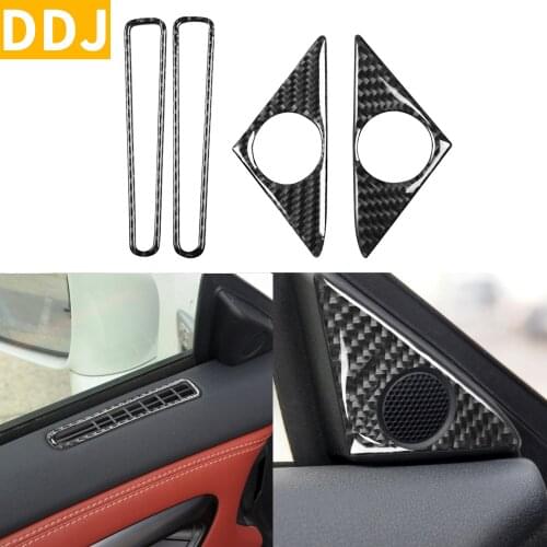 For Nissan GTR R35 2008-2020 Carbon Window Defogger Side Tweeter Accent Sticker Door Air Outlet Frame Cover Trim Set Car Styling
