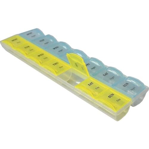 Newly New Fashion Home Product Weekly Tablet Pill Medicine Box Holder Storage Organizer Container Case
