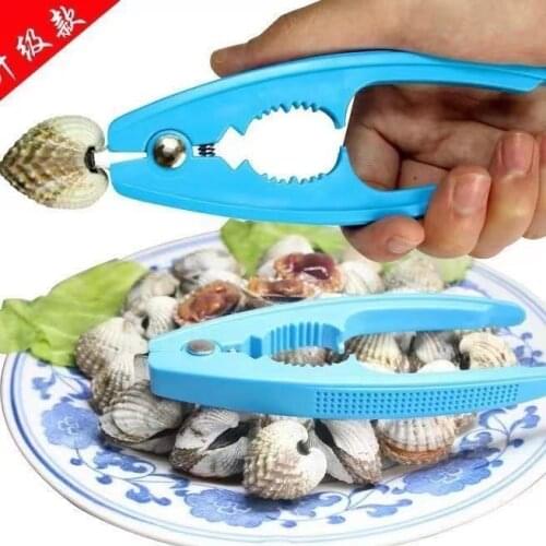 Useful Zinc Alloy Clam Opener Seafood Scallop Oyster Sea Clam Shell Opener on-slip Clip BBQ Seafood Tools Kitchen Accessories