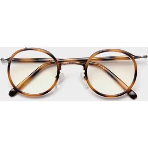 Retro Punk Anti-Blu-Ray Glasses Frame Men and Women Optical Computer Glasses 50240