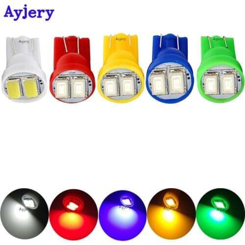 AYJERY Wholesales !! 3000pcs 12V Car Light T10 5630 2 SMD W5W 5730 2 LED Car Interior Wedge Side Bulbs License Plate Lamp