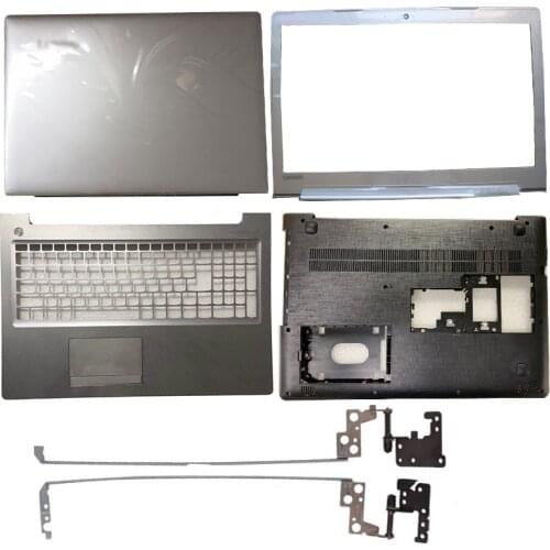 Silver Laptop LCD Back Cover/Front Bezel/Hinges/Palmrest/Bottom Case For Lenovo ideapad 310-15IKB 310-15ABR 310-15ISK 310-15IAP