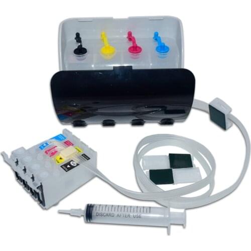 Ciss System for Epson XP-101 XP-201 XP-204 XP-401 XP-411 XP-211 XP-214 WorkForce WF-2532 No Chip