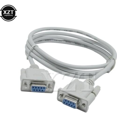 1.3M Serial RS232 9-Pin Female to Female DB9 9Pin PC Converter Extension Cable Direct Data Line 9 Pin Adapter