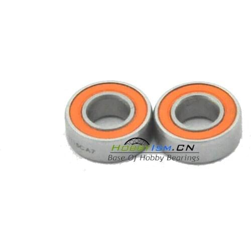 2pcs 3x6x2.5 Hybrid Ceramic Stainless Lube Dry Fishing Reel/ RC Motor Bearing SMR63C 2OS A7 LD