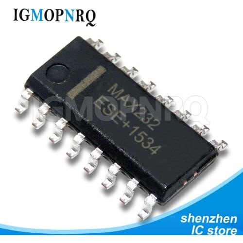 100PCS/lot MAX232CSE SOP16 MAX232 RS-232 interface IC 5V MultiCh RS-232 Driver/Receiver
