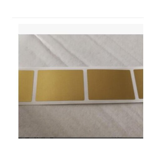 26x38mm High Quality Scratch Off Sticker Gold Color Blank For Secret Code Cover Home Game Wedding