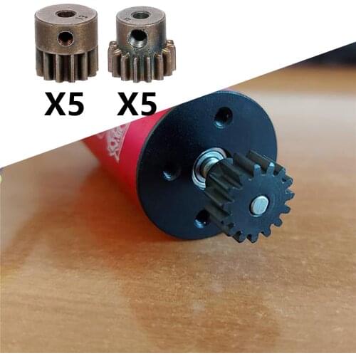 5 PCS Upgrade 3.175mm Pinion Motor Gear for 1/10 Scale RC Off-Road Model Car