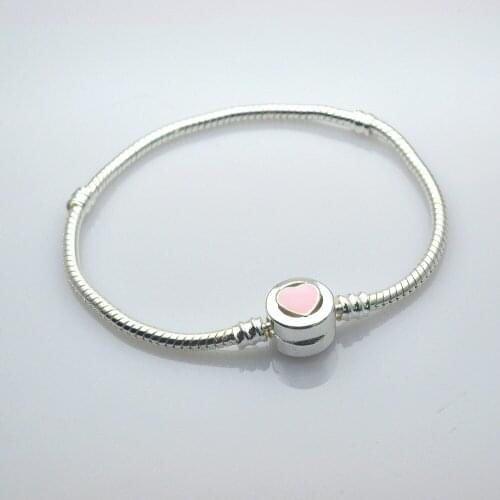 5pcs 16cm-21cm Fashion Women European popular silver plated Bracelet charm chain fit Europe bracelet charms for women js1565