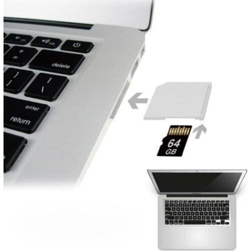 Laptop Micro SD Card Adapter TF Memory to Short SD Adapter for MacBook Air Pro