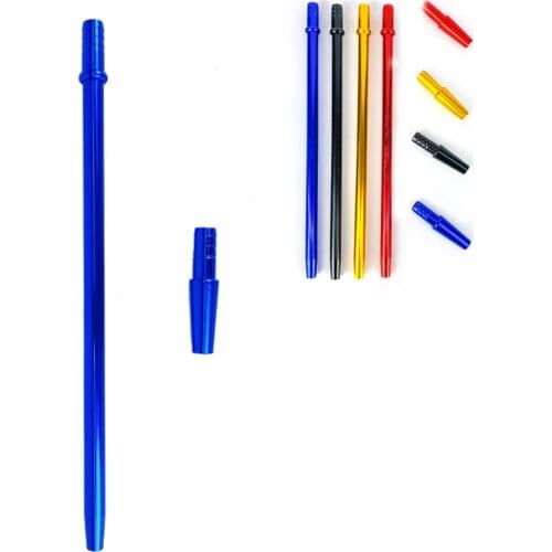 10Pcs Aluminum Shisha Stem Handle Suit 30cm Hookah Handle Narguile Sheesha Smoking Accessories Chicha Handle Tobacco Stem Tubes