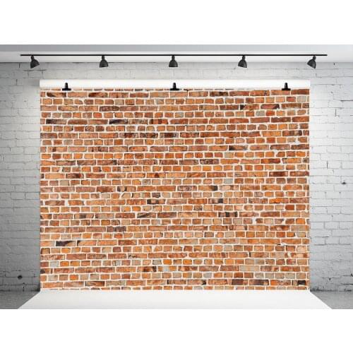 VinylBDS 10x10ft Red Graffiti Brick Wall Background Photography Seamless Backdrops Backgrounds For Photo Studio Brick Wall