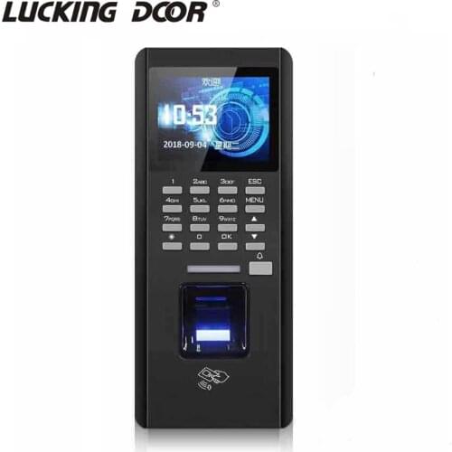 RFID Fingerprint Door Access Control System TCP/IP Biometric wiegand26 with Software Password Keypad U disk transmission