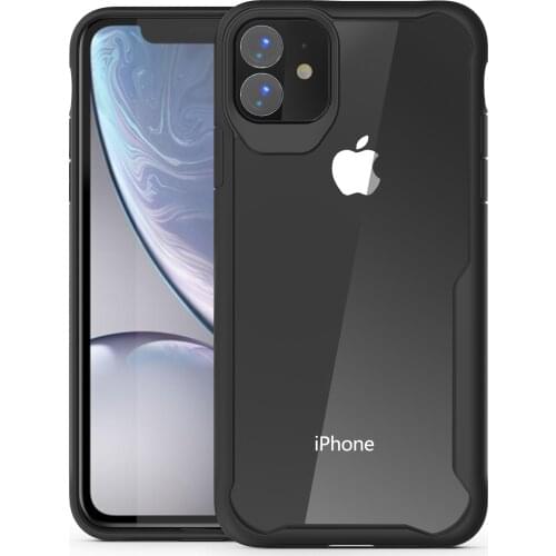 For Apple iphone 11 Case Soft Silicone+Transparent PC Armor Protective Back cover Cases for iPhone 11 Pro Max iphone11 11Pro