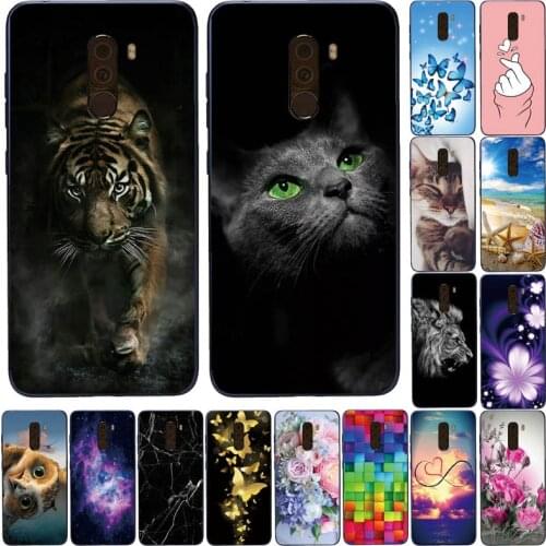 Pocophone F1 Phone Case For Xiaomi Pocophone F1 Global Case Pocofone F1 Silicone Soft TPU Back Cover For Xiomi Poco F1 Case 6.18