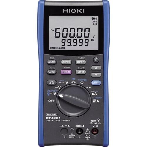 HIOKI DT4281 Digital Multimeter Speedy Performance of Professional Testing with Safety Terminal Shutters