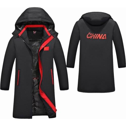 Winter Stylish Warm Breathable Cardigan Cotton-padded Clothes Mens Fashion Thick-Jacket Simple Monochrome Hooded Cotton-padded