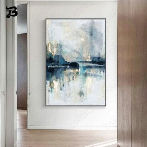 Canvas Painting Hand-Painted Oil Painting Wall Art Light Luxury Nordic Abstract Modern Decorative Posters Prints for Home Decor