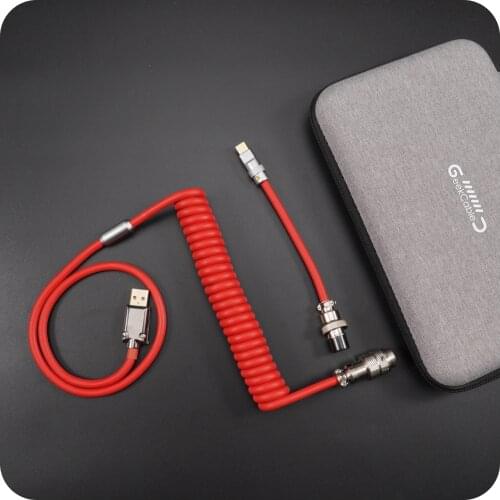 2021 New Customized DIY Mechanical Keyboard Cable Super Elastic Series Entry Modle Multiple Colorway 6mm Thickness