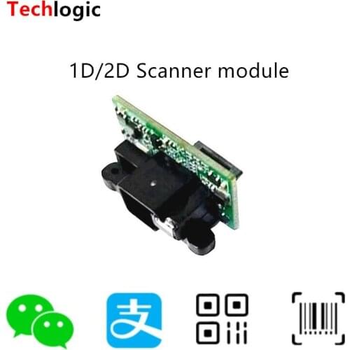 Techlogic 1D 2D Barcode Scanner Module Embedded Scan Engine Bar Code Reader Head 2D Fixed Scanning Module