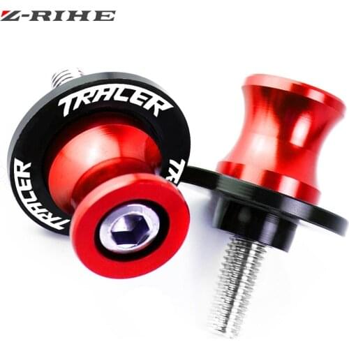 M6 Motorcycle Accessories CNC Aluminum Swingarm Spools Slider Stand Screw For Yamaha MT-09 MT09 MT 09 Tracer 2015-2017 with logo