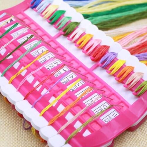 Sewing Tools 30 Positions Cross Stitch Row Line Tool Set Sewing Needles Holder Embroidery Floss Thread Organizer DIY
