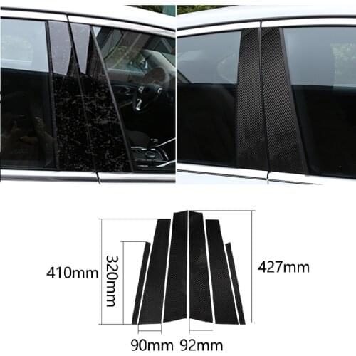 Fit For BMW 3 series G20 G28 325li 330d 335 Carbon Fiber B Pillar Cover Sticker Window Goalpost Decorative Car Accessories