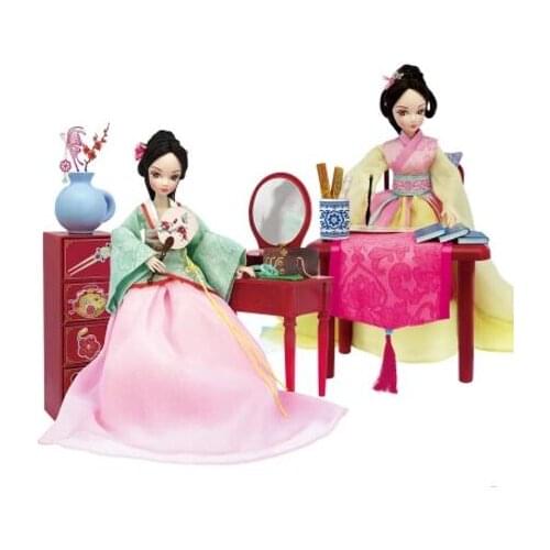 Special Sale Kurhn Doll For Girl Toys traditional Chinese Doll Toy With Accessories Kids Children Birthday Gift #3078-1-2