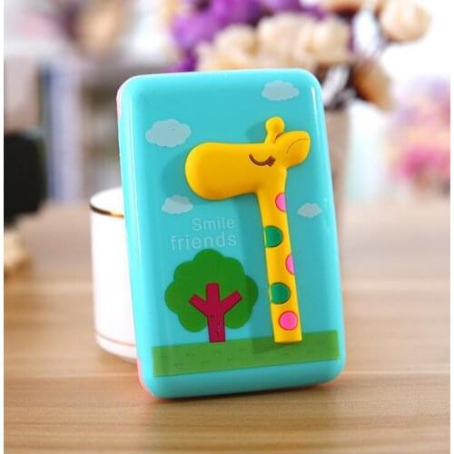 Three-dimensional silicone plastic cartoon student bus card set men and women card package card package business card package