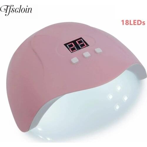 TFSCLOIN 36W UV Nail Dryer 18 LEDs Nails Lamp New Home Use Cure Gel Ice Polish Lamp Auto Sensor 30s60s90s Lamp for Manicure Tool