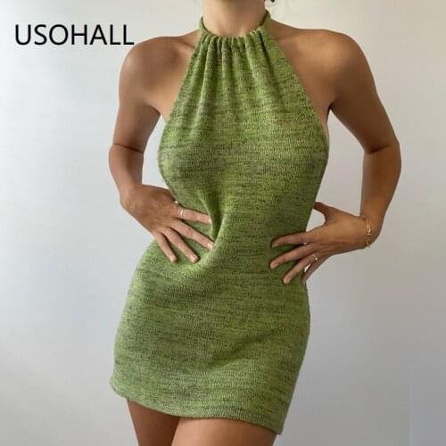 USOHALL Off-the-shoulder Summer Dresses