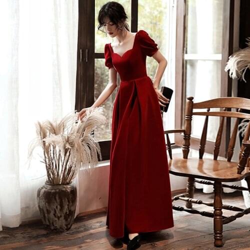 Evening Dresses A-Line Sweetheart-Neck Elegant Formal Long Dresses Vestidos De Fiesta De Noche 2019