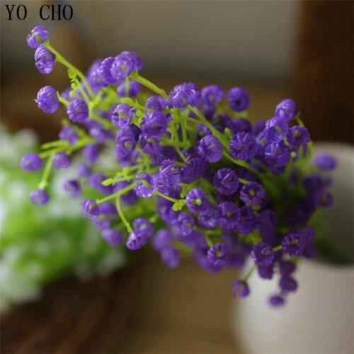High grade simulation flower plastic flowers decorative home arranging babysbreath cheap plastic decorative-artificial-plants