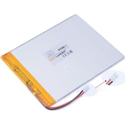 XHR-2P 2.54 3100mAh 3090110 3.7V polymer battery Tablet PC learning machine 3088110 0390110 Tablet Pc DIY Power mobile