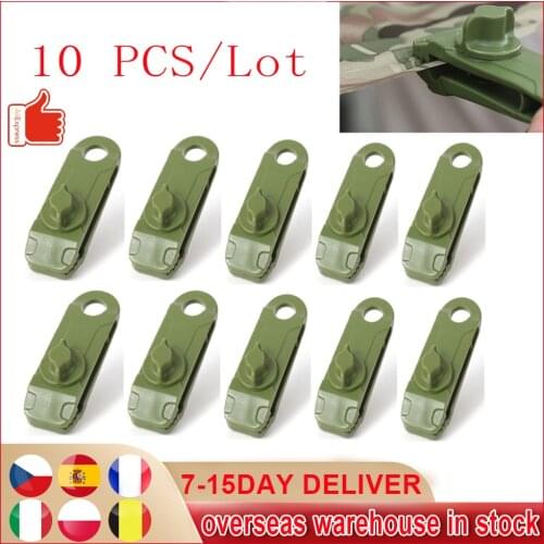 10 Pcs Tarpaulin Clip Tent Clips Buckle Outdoor Camping Tool Durable Awning Tent Accessories Hook Windproof Rope Barb Clamp Clip