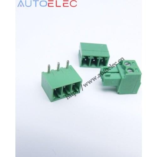 100X2P 3.81mm Pitch PCB terminal blocks male and female right angle pin