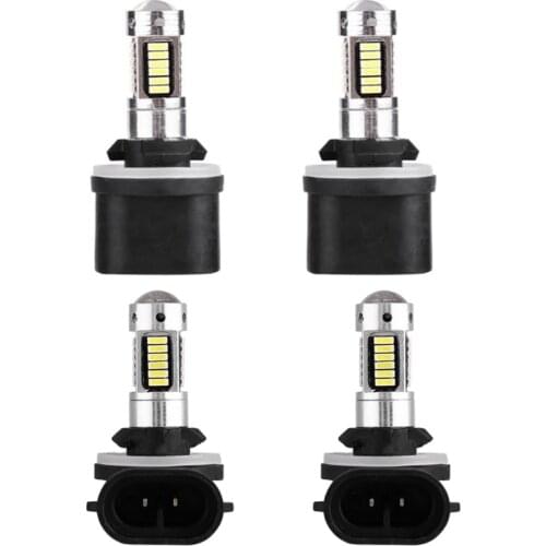 2021 New 1 Pair 881/880 H27 Bulb Super Bright 6500k LED Auto Driving Light Car Fog Lights