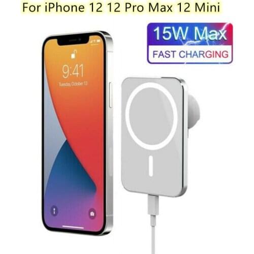 15W Fast Car Holder For Iphone 12 12 Pro 12Pro Max 12mini Wireless Charger Magnetic Phone Airvent Magnet Adsorbable Dropship