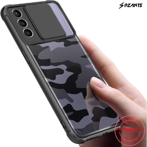 Rzants For Samsung Galaxy S21 S21 Plus S21 Ultra Phone Case Soft [Camouflage Lens] ProtectionSlim Clear Double Casing