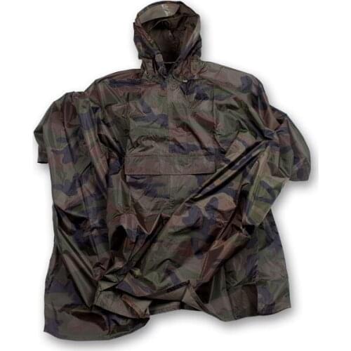 Poncho raincoat motorcycle hunting pvc rain hood winter pockets nylon