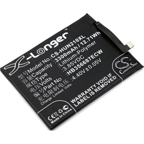 Cameron Sino Mobile SmartPhone Replacement Li-Polymer Battery 3300mAh For HB356687ECW Lenovo BAC-AL00, BAC-L23, B Free Tools